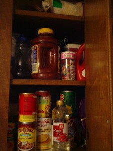 groceries cupboard