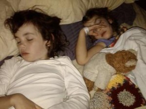 Sisters Sleeping